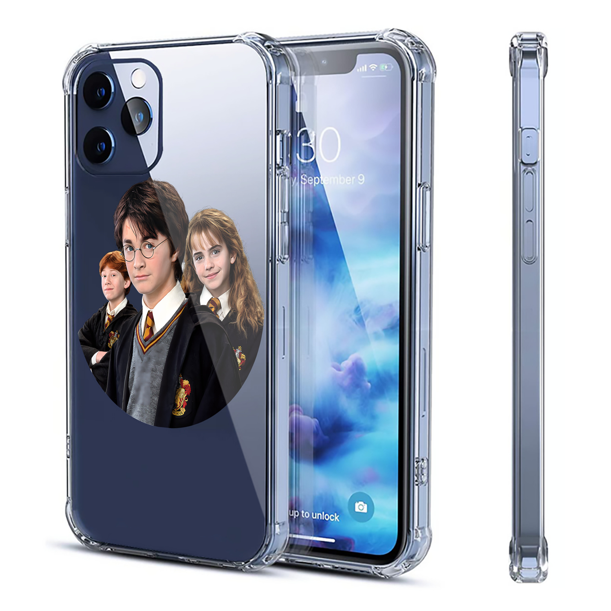 （画像用） Harry Potter ハリー・ポッターシリーズ 【iPhone 12シリーズ対応】透明スマホケース（クリアソフトケース）